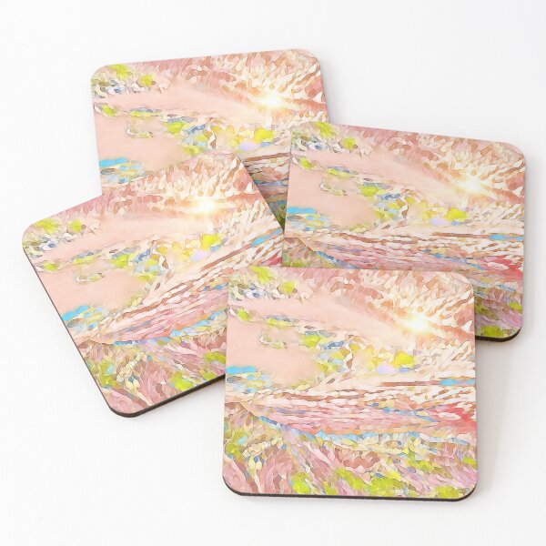 Item preview, Sunshine Over Mountains Watercolor Printing designed and sold by iASunshine.