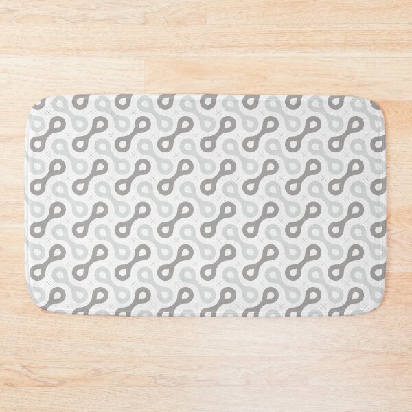 Item preview, Splitting Cells Geometric Pattern – Gray designed and sold by RoguePatterns.