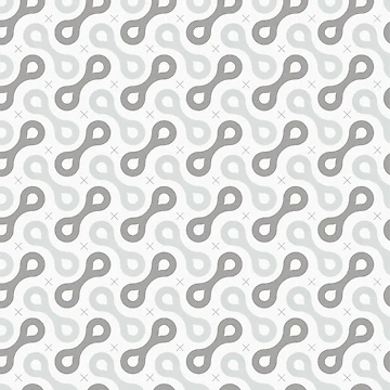 Artwork thumbnail, Splitting Cells Geometric Pattern – Gray by RoguePatterns