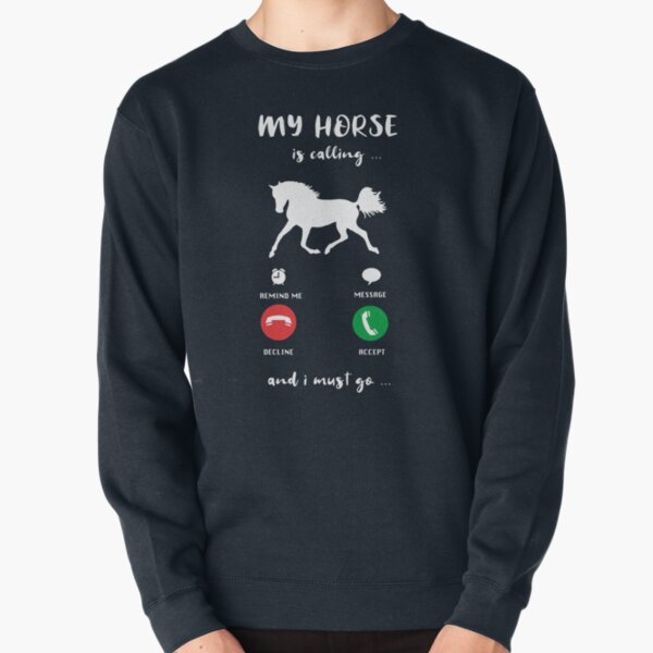 Item preview, My Horse Is Calling And I Must Go Funny Gift designed and sold by Fran Fryberg.