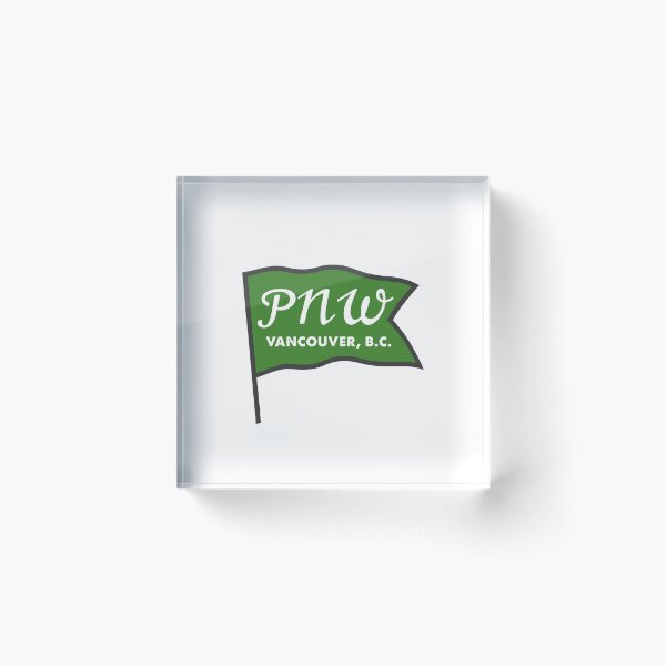 PNW Flag Acrylic Block