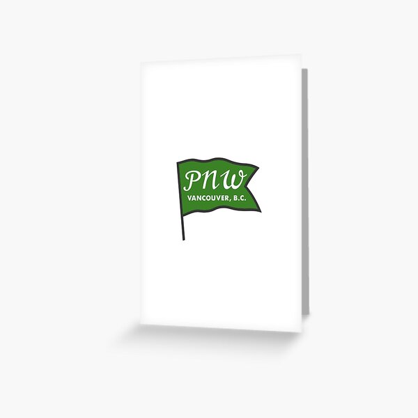 PNW Flag Greeting Card