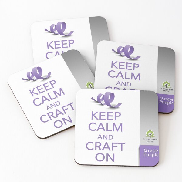 Item preview, Keep Calm (Grape Purple) designed and sold by clearpathdesign.