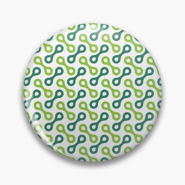 Item preview, Splitting Cells Geometric Pattern – Green designed and sold by RoguePatterns.