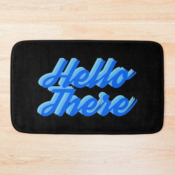 Item preview, Hello There - Blue designed and sold by QuinnRamsay.
