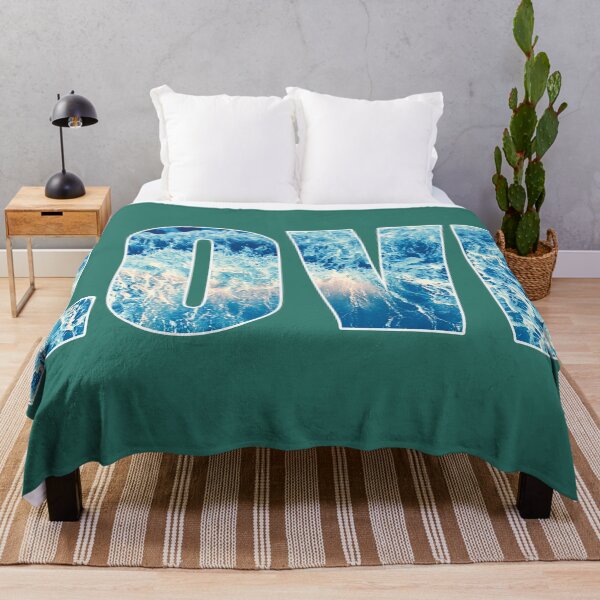 Item preview, Love Blue Ocean waves (Letter L, Letter O Letter V and Letter E) designed and sold by EvaWolf.