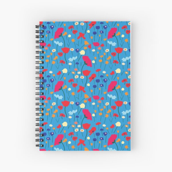 POPPY MEADOW Spiral Notebook