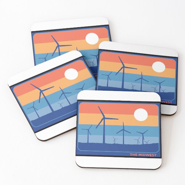 Item preview, "The Midwest" Sun & Windmill Scenery designed and sold by piperdooley.