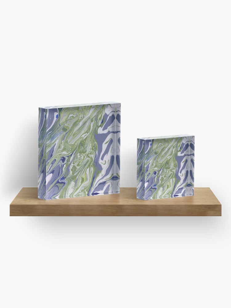 Alternate view of Abstract Painting-"Lavender Lady"-Abstract Art-Abstract Acrylic Block