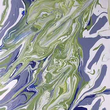 Artwork thumbnail, Abstract Painting-"Lavender Lady"-Abstract Art-Abstract by Matlgirl
