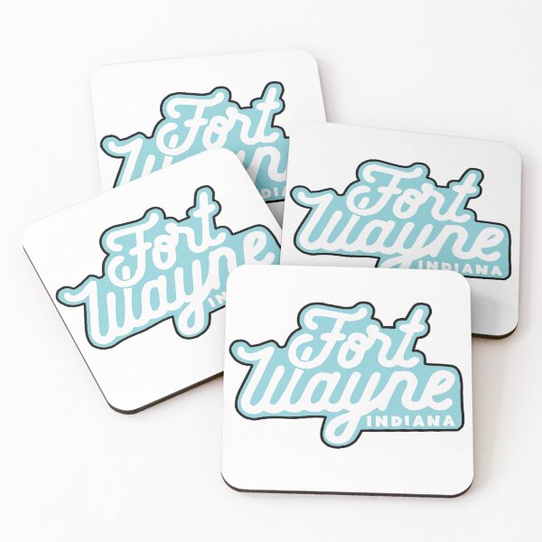 Item preview, Fort Wayne Indiana Light Blue Decal designed and sold by piperdooley.