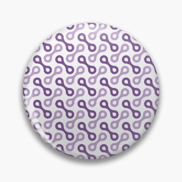 Item preview, Splitting Cells Geometric Pattern – Purple & Lilac designed and sold by RoguePatterns.