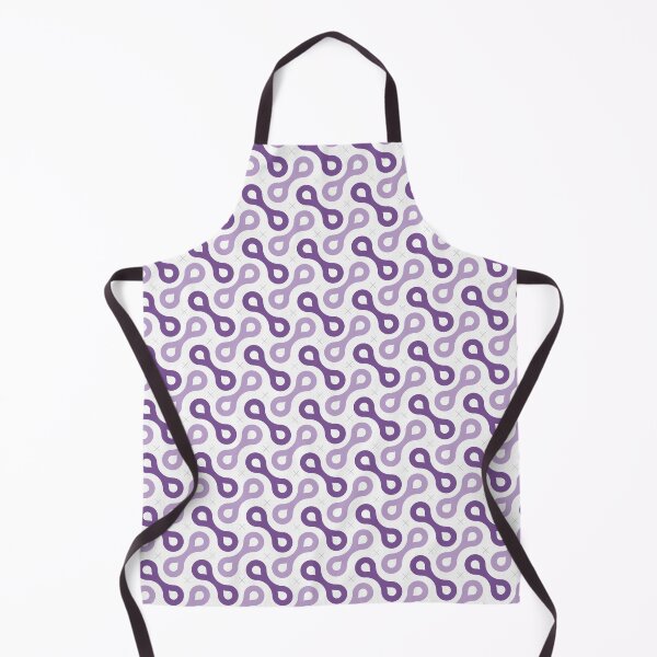 Item preview, Splitting Cells Geometric Pattern – Purple & Lilac designed and sold by RoguePatterns.