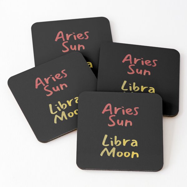 Item preview, Aries Sun Libra Moon Text designed and sold by leomooncreates.