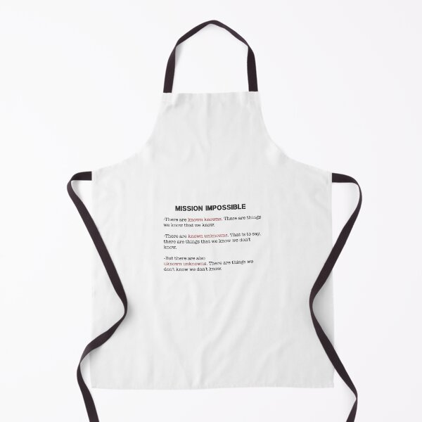 Item preview, Mission Impossible- Unknown Unknowns! designed and sold by TimConstable.