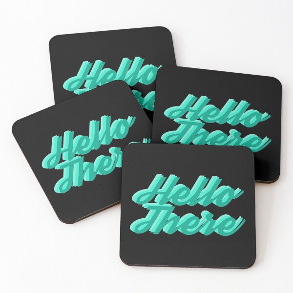 Item preview, Hello There - Teal designed and sold by QuinnRamsay.