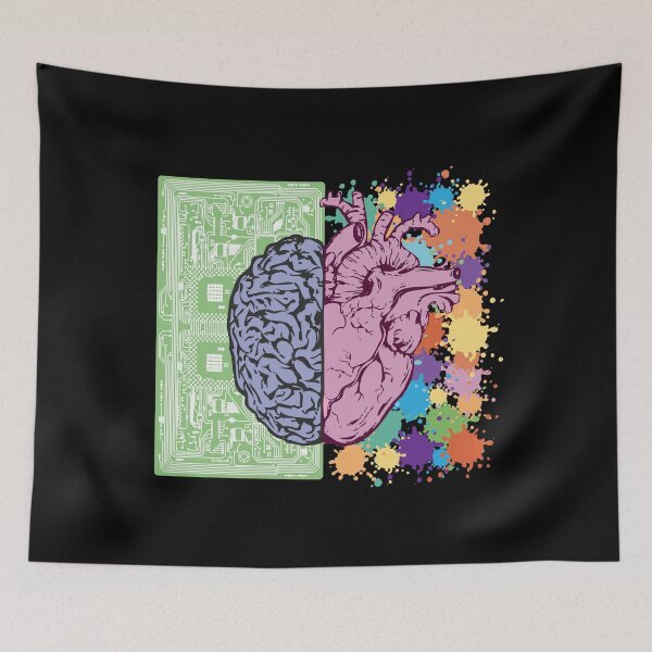 Item preview, Mind vs Heart designed and sold by TrendingMerch20.