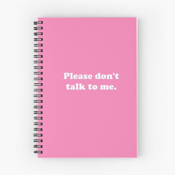 Item preview, Please don't talk to me. designed and sold by ThingsByJoy.