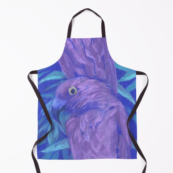 Item preview, Purple parrots, Couple of Birds, Tropical Animals Pastel designed and sold by Julia Khoroshikh.