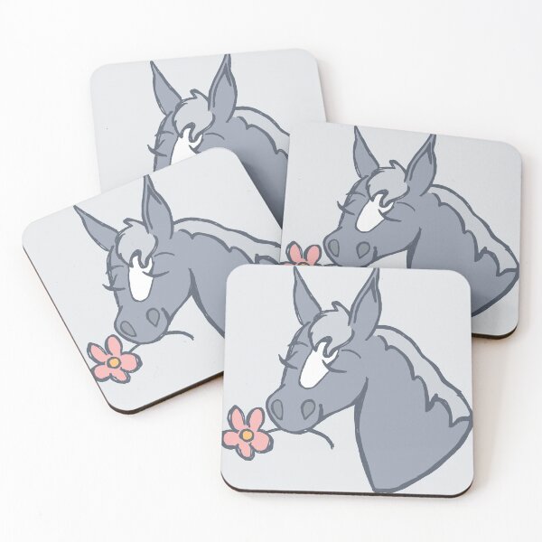 Item preview, A Grey Mule with a Flower designed and sold by Valligator.