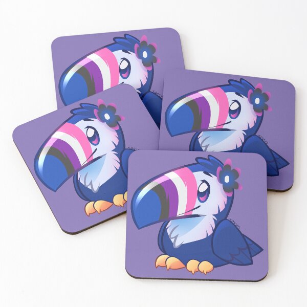 Item preview, LGBTQA+ Toucan! Gender Fluid Edition designed and sold by Spottedfire 25.