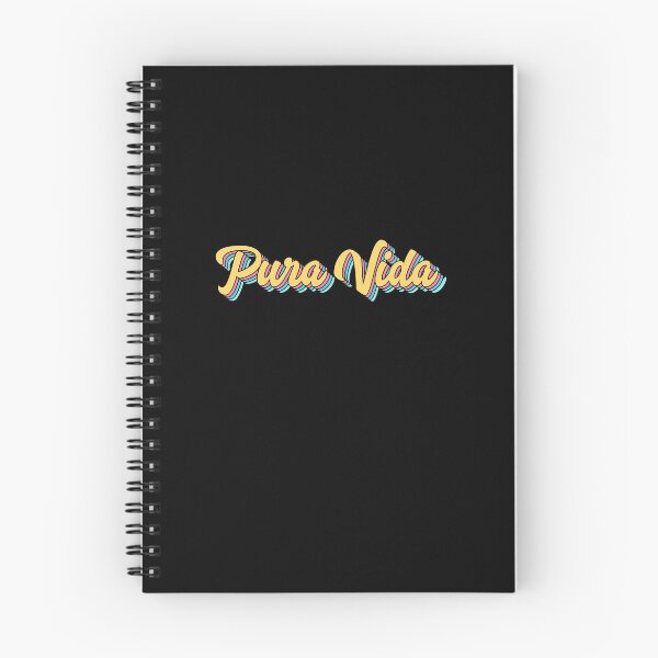 Aperçu de l'œuvre Pura Vida Retro Yellow Script créée et vendue par modeoftravel.