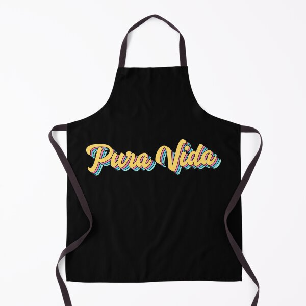 Item preview, Pura Vida Retro Yellow Script designed and sold by modeoftravel.