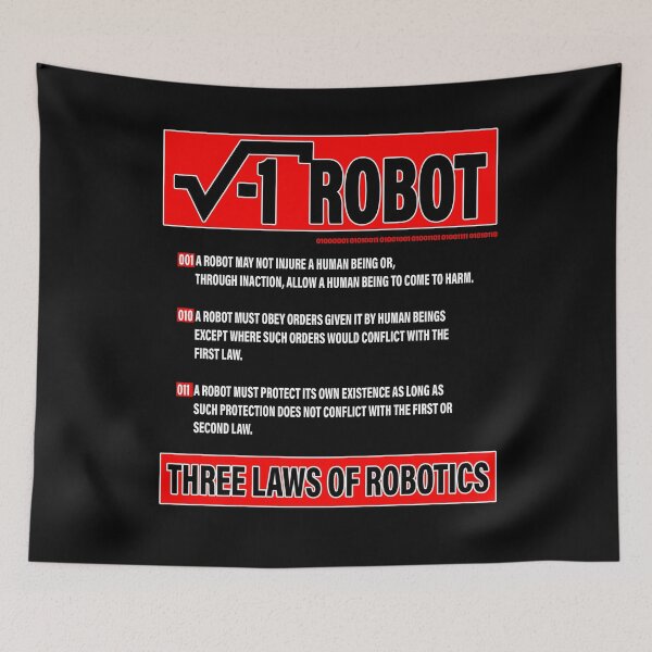 Item preview, THREE LAWS OF ROBOTICS designed and sold by OBJETDART.