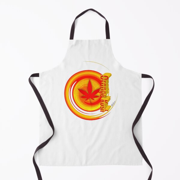 Item preview, orange kush strain leaf happy  designed and sold by figadesign.