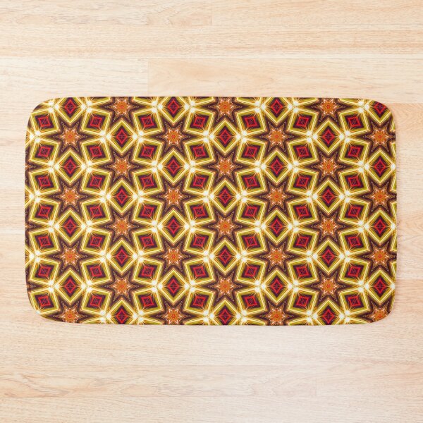 Item preview, Golden and red abstract geometric shapes by Code03  designed and sold by Code03.