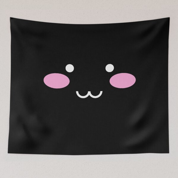 Item preview, Cute chibi anime expression - black background designed and sold by LeenDesign.