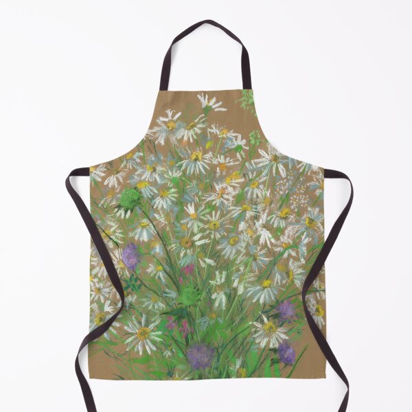 Item preview, Meadow Flowers White Daisies Wildflowers Floral Pastel designed and sold by Julia Khoroshikh.