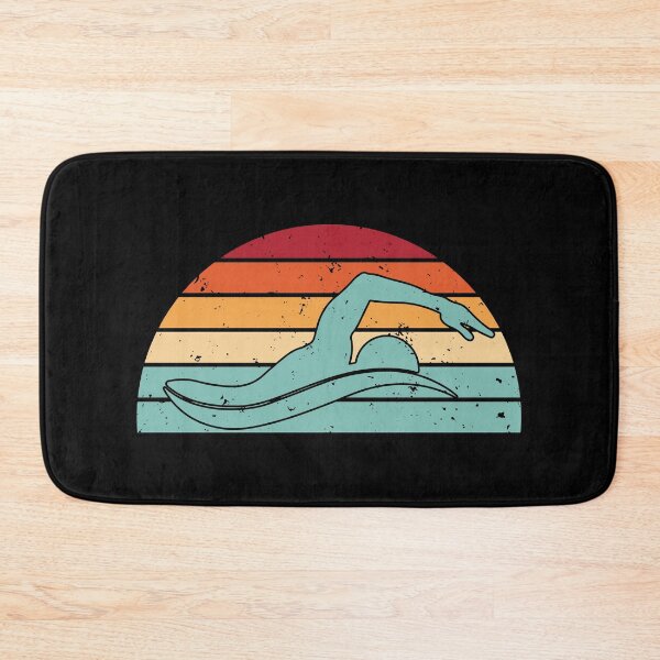Item preview, Funny Retro Vintage Swimmer Swimming Gift designed and sold by jcorres.