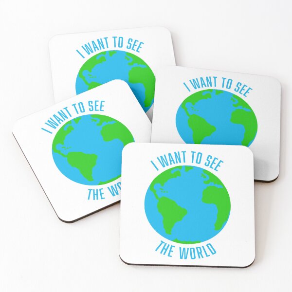 Item preview, I want to see the world designed and sold by Abbie's Prints.