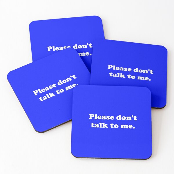 Item preview, Please don't talk to me. designed and sold by ThingsByJoy.