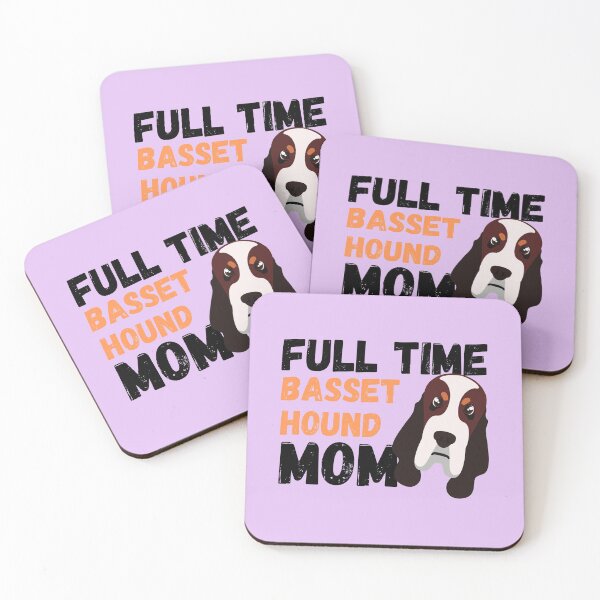 Item preview, Full Time Basset Hound Mom designed and sold by milkasweet.