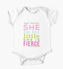 Though She be but Little - Shakespeare QUOTE One Piece - Short Sleeve