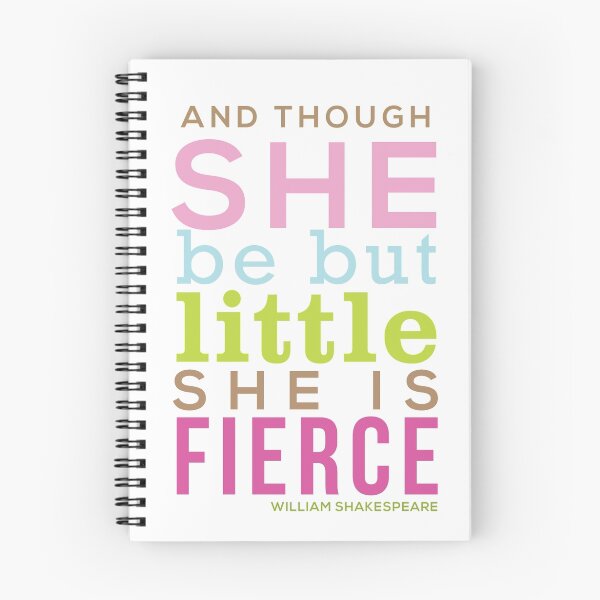 Item preview, Though She be but Little - Shakespeare QUOTE designed and sold by onceuponastar.