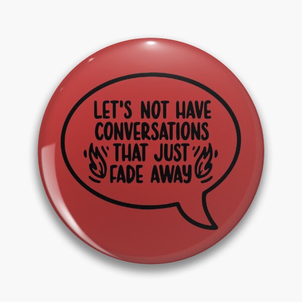 Item preview, Let's not have conversations designed and sold by letterbrighter.