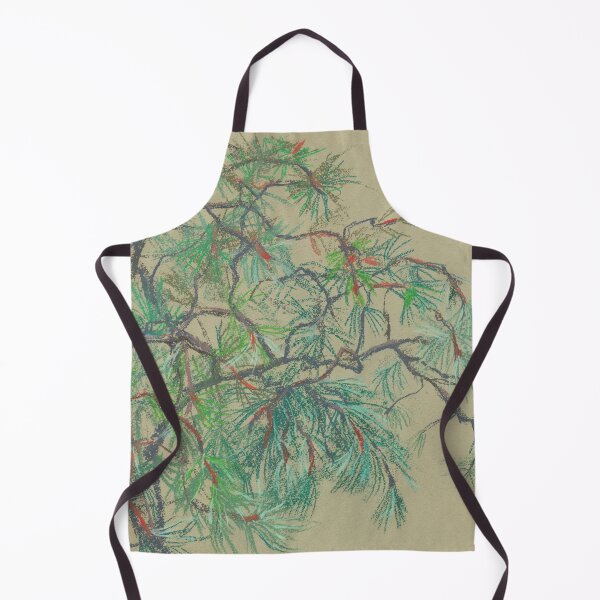Item preview, Pine-Tree Branch, Floral Art, Pastel Painting designed and sold by Julia Khoroshikh.