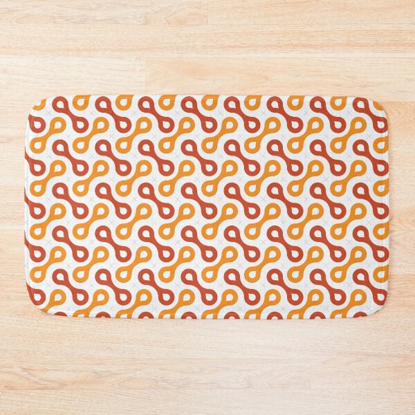 Item preview, Splitting Cells Geometric Pattern – Orange designed and sold by RoguePatterns.