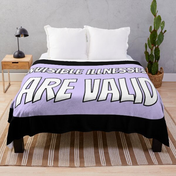Item preview, Invisible Illnesses are Valid - Purple designed and sold by QuinnRamsay.