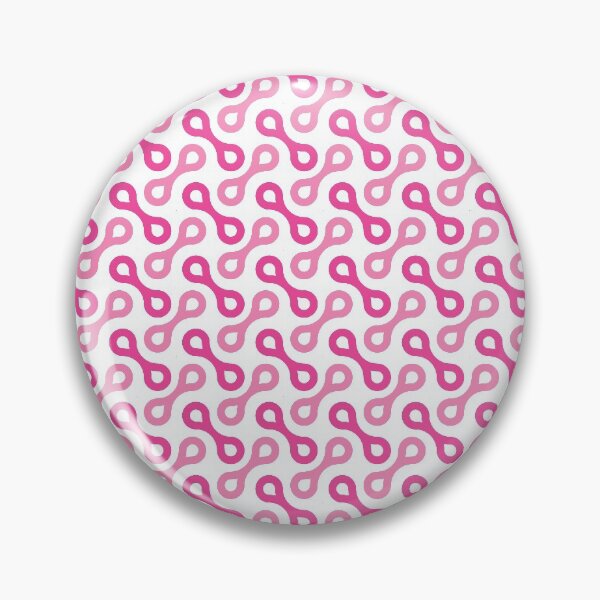 Item preview, Splitting Cells Geometric Pattern – Fuchsia designed and sold by RoguePatterns.