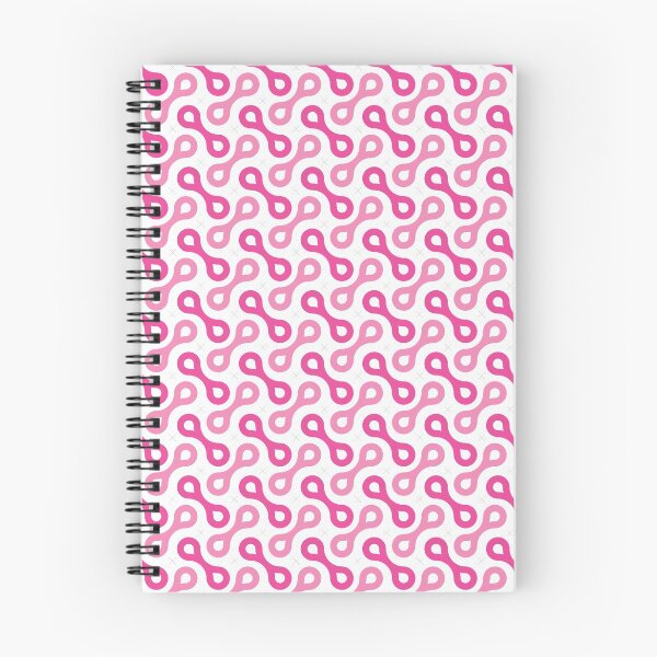Item preview, Splitting Cells Geometric Pattern – Fuchsia designed and sold by RoguePatterns.