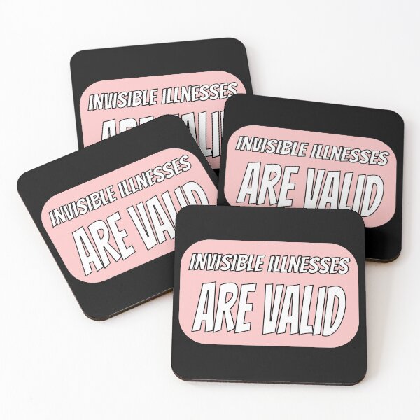 Item preview, Invisible Illnesses are Valid - Red designed and sold by QuinnRamsay.