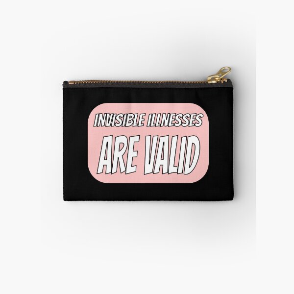 Item preview, Invisible Illnesses are Valid - Red designed and sold by QuinnRamsay.