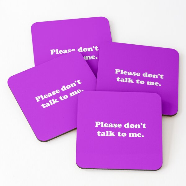 Item preview, Please don't talk to me. designed and sold by ThingsByJoy.