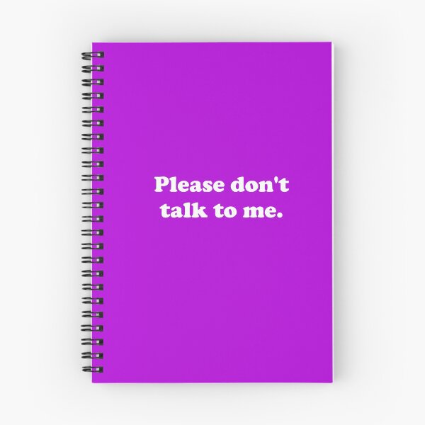 Item preview, Please don't talk to me. designed and sold by ThingsByJoy.