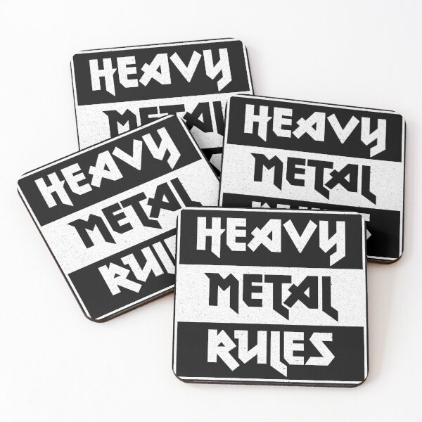 Item preview, Heavy Metal Rules Distressed designed and sold by metal-works.