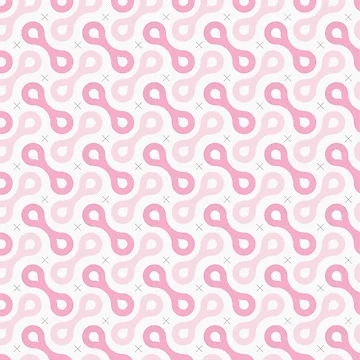 Artwork thumbnail, Splitting Cells Geometric Pattern – Pink by RoguePatterns
